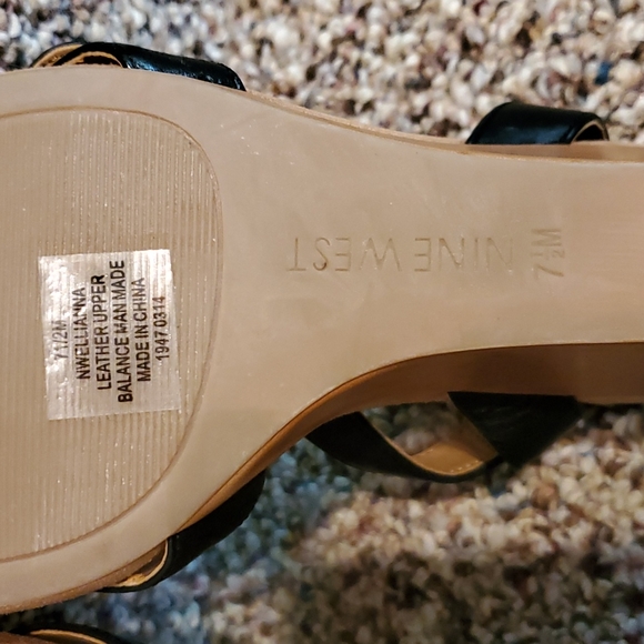 🖤Nine West🖤 women's sandals, size 7.5 - Picture 5 of 8